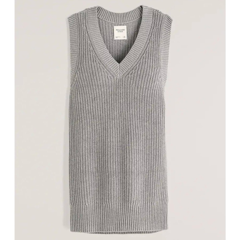 NEW Abercrombie & Fitch Sweater Vest Mini Dress
